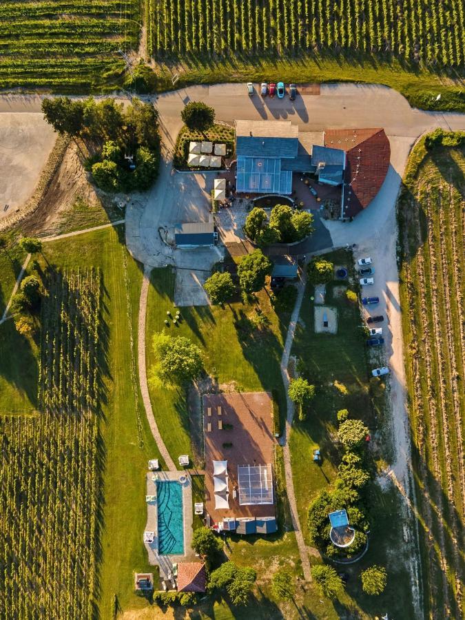Hilltop Borbirtok & Etterem Hotell Neszmély Exteriör bild
